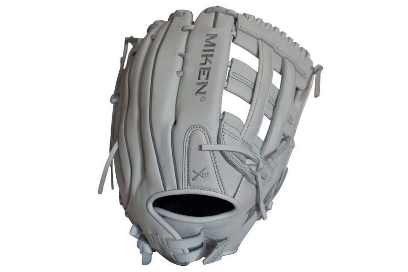 Miken | PRO SERIES Slowpitch Softball Glove | 13' | White | RHT - Image 3